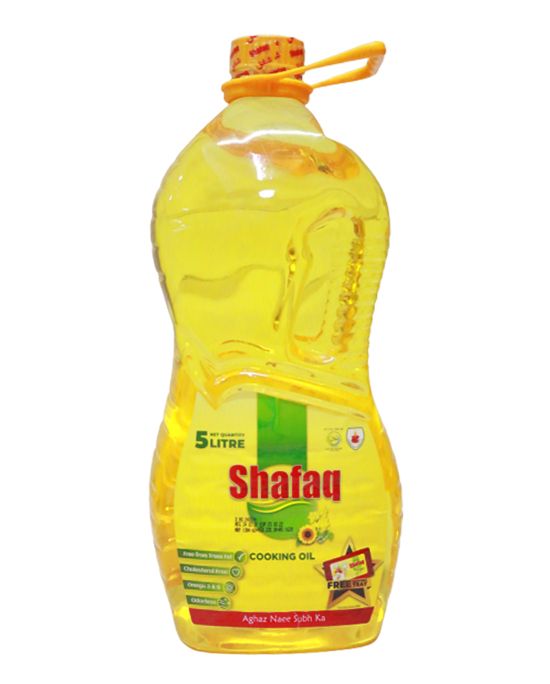 Shafaq Cooking Oil Bottle 5Ltr