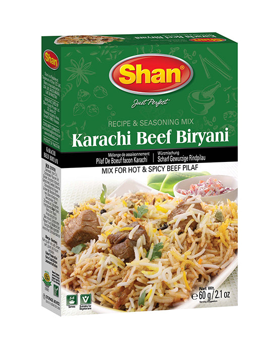 Shan Recipe Karachi Beef Biryani Masala 60g