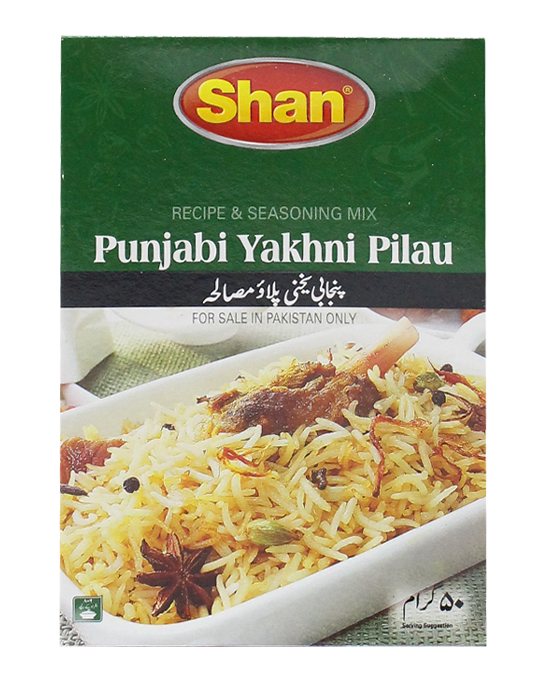 Shan Punjabi Yakhni Pilau Masala Box 50g