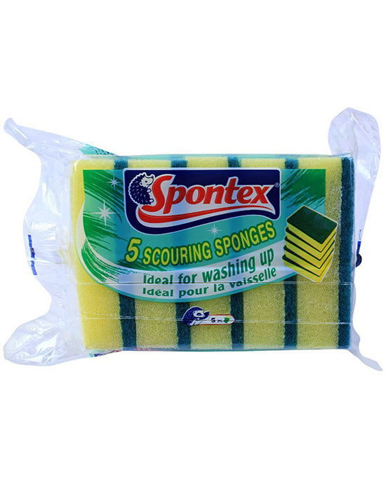 Spontex Scouring Pads 5's