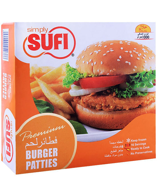 Sufi Foods Buger Patties 1kg