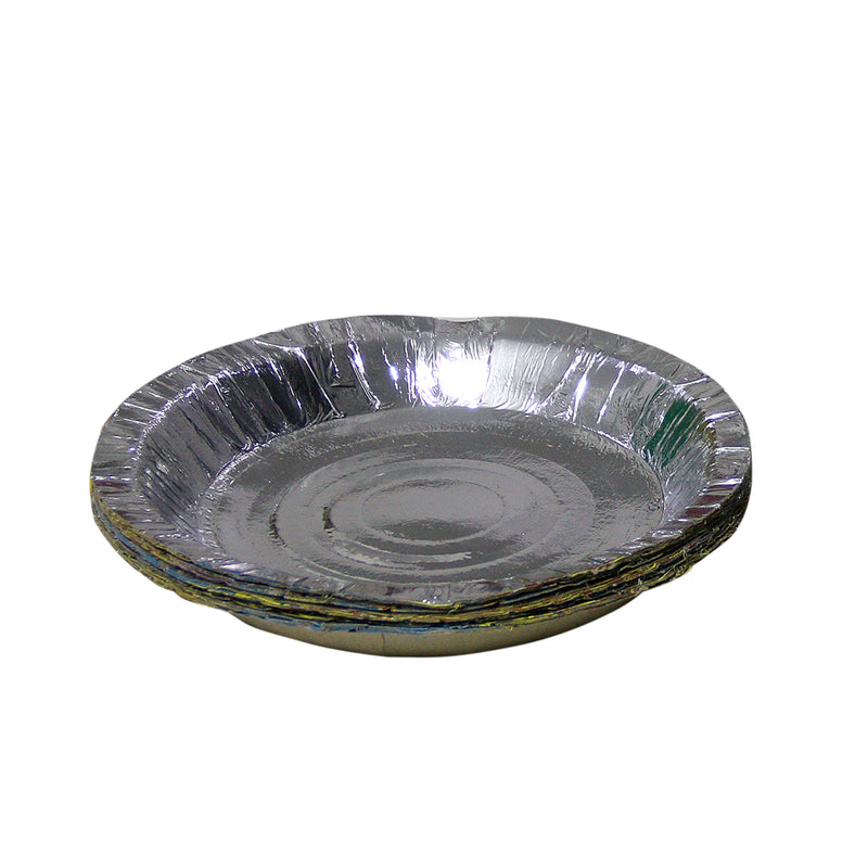 Shabnam Plate Silver Coated 25's (S)