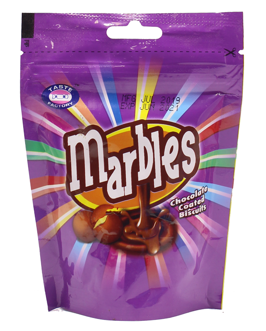 Taste Factory Marbles Chocolate Coated Biscuits 55g Pouch