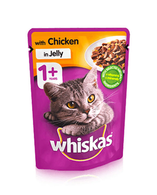 Whiskas Cat Food Assorted Pouch 100gm