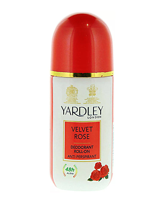 Yardley Roll On Velvet Rose 50ml