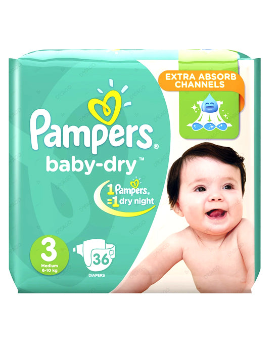 Pampers Diapers Midi 36's